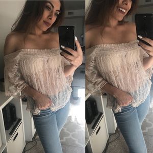 Abercrombie & Fitch Tops - Lace See through top Abercrombie & Fitch Tops - Lace See through top